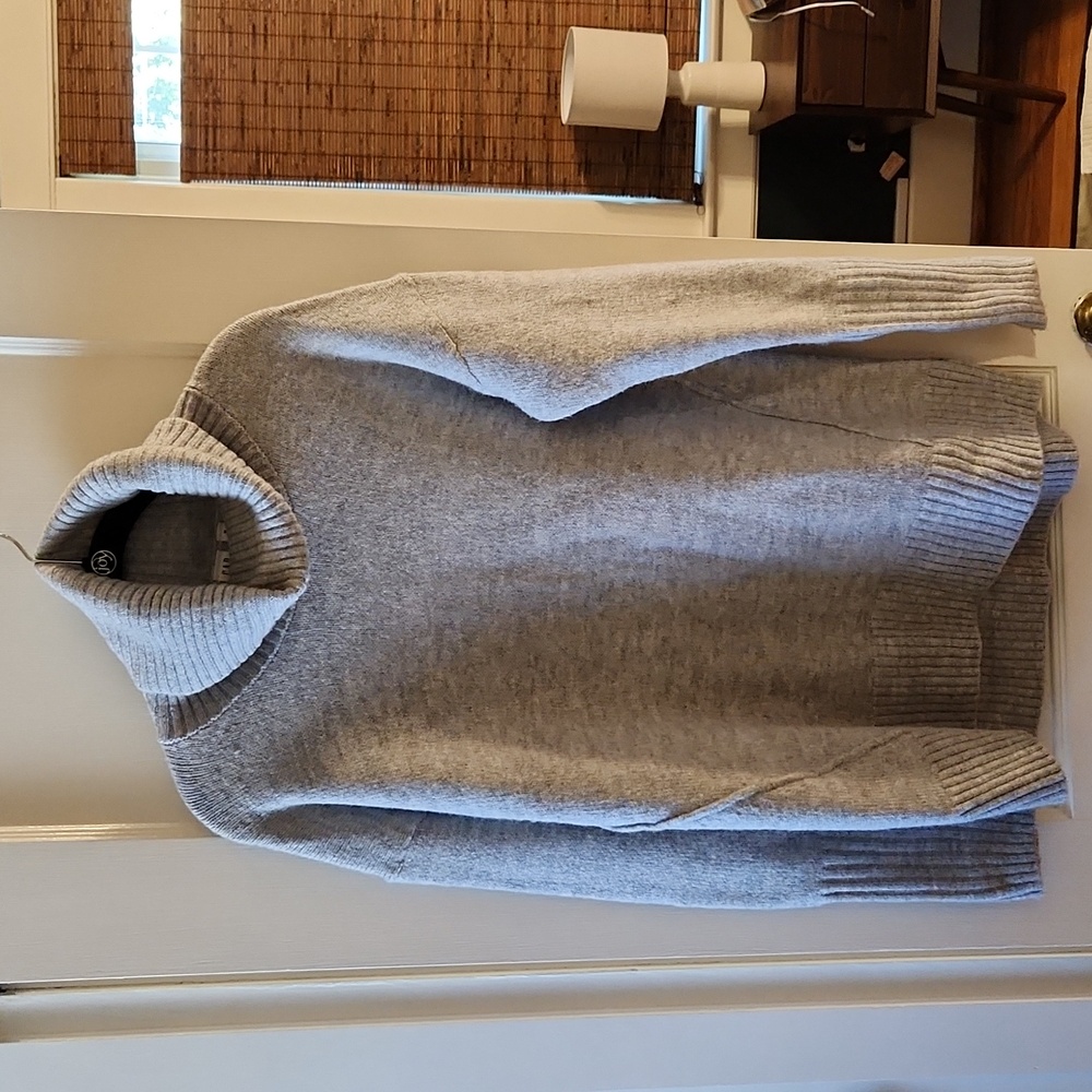 Gap Chunky Gray Turtleneck Sweater